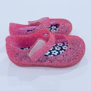 Baby shoes size 3 glitter pink sandals